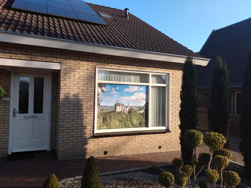 Voorbeeld raamdoek