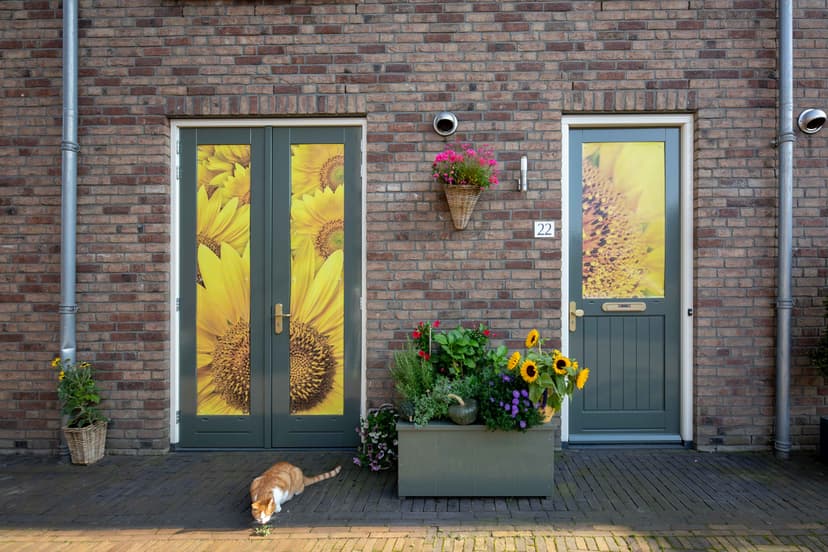 Voorbeeld raamdoek