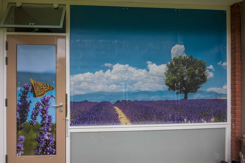 Voorbeeld raamdoek